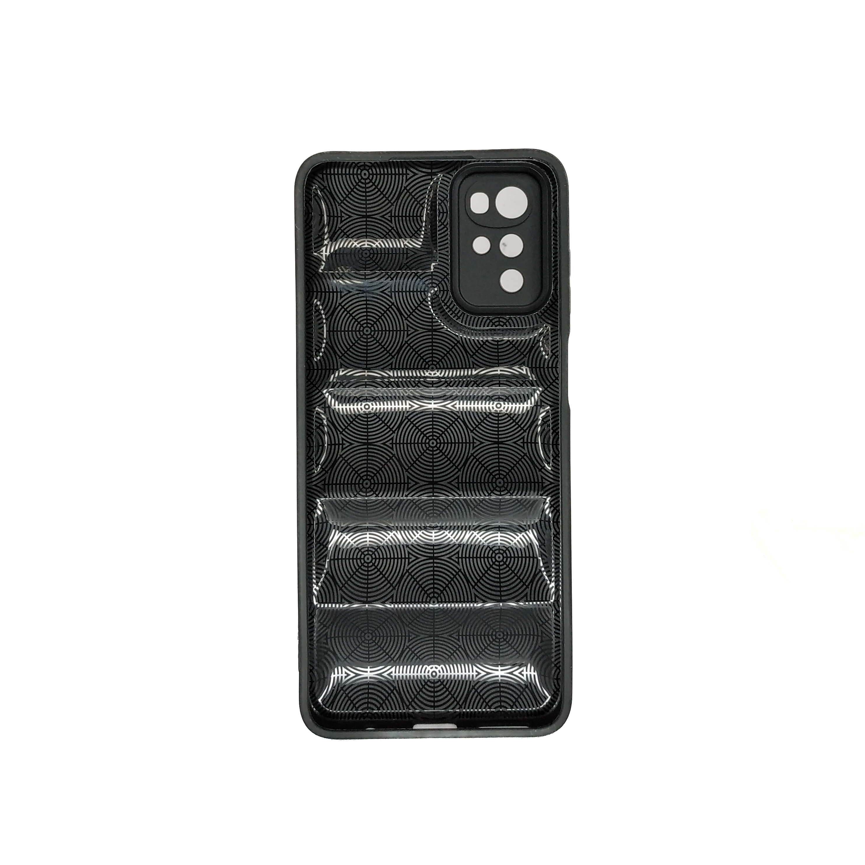 Protectores para celular  para Motorola  Moto G22 Funda de tpu Puffer Negro