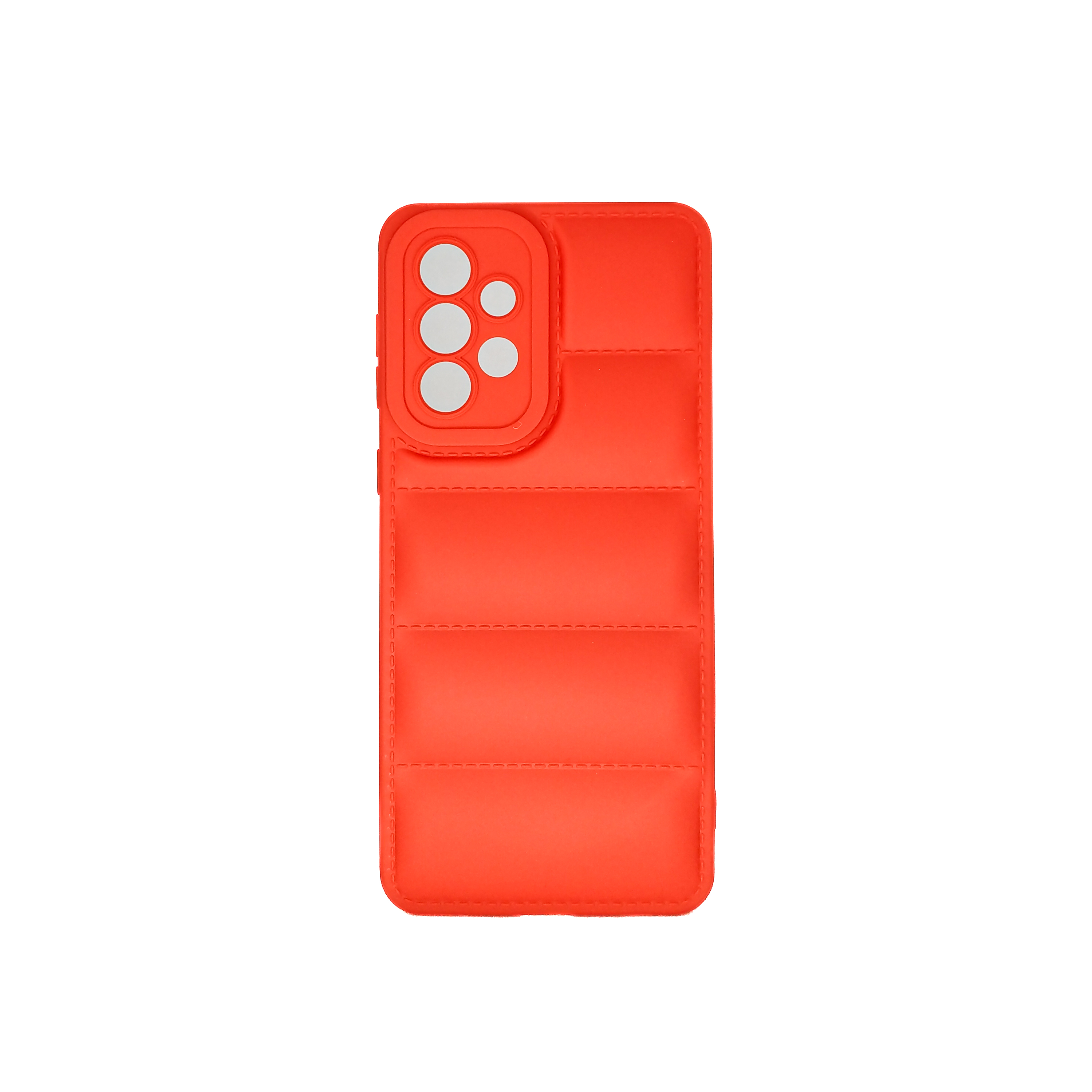 Protectores para celular  para Samsung  A33 5G Funda de tpu Puffer Rojo
