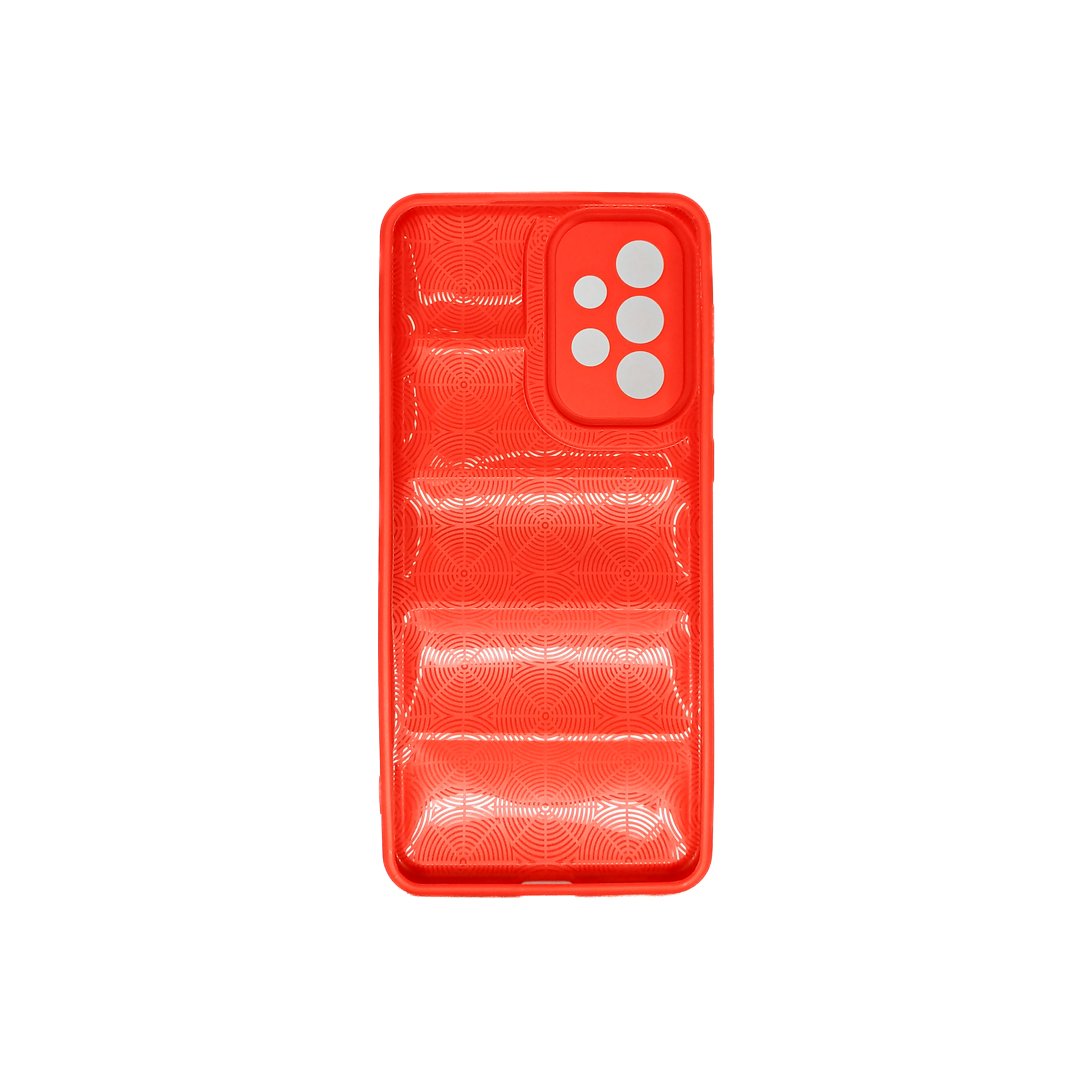 Protectores para celular  para Samsung  A33 5G Funda de tpu Puffer Rojo