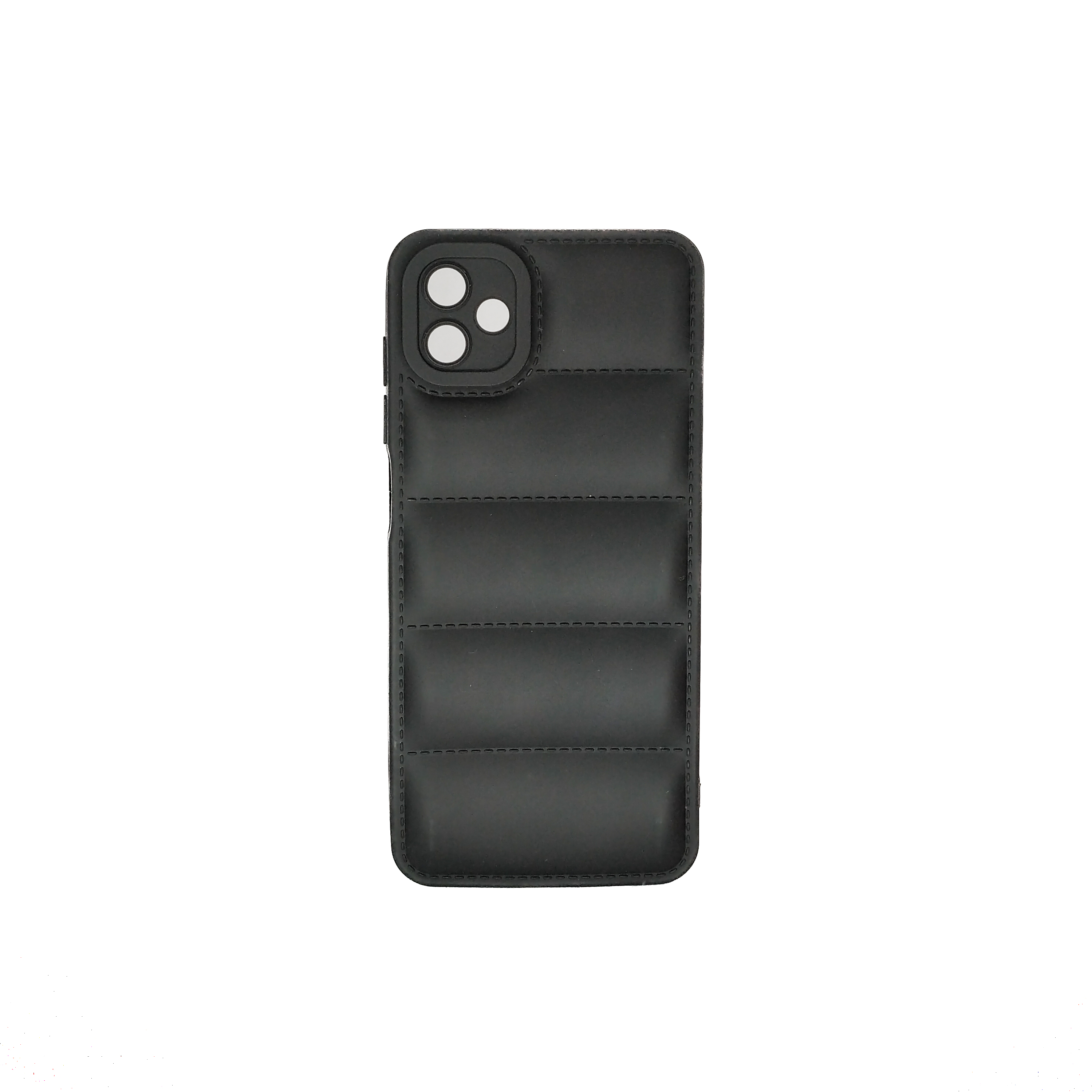 Protectores para celular  para Samsung  A04 Funda de tpu Puffer Negro