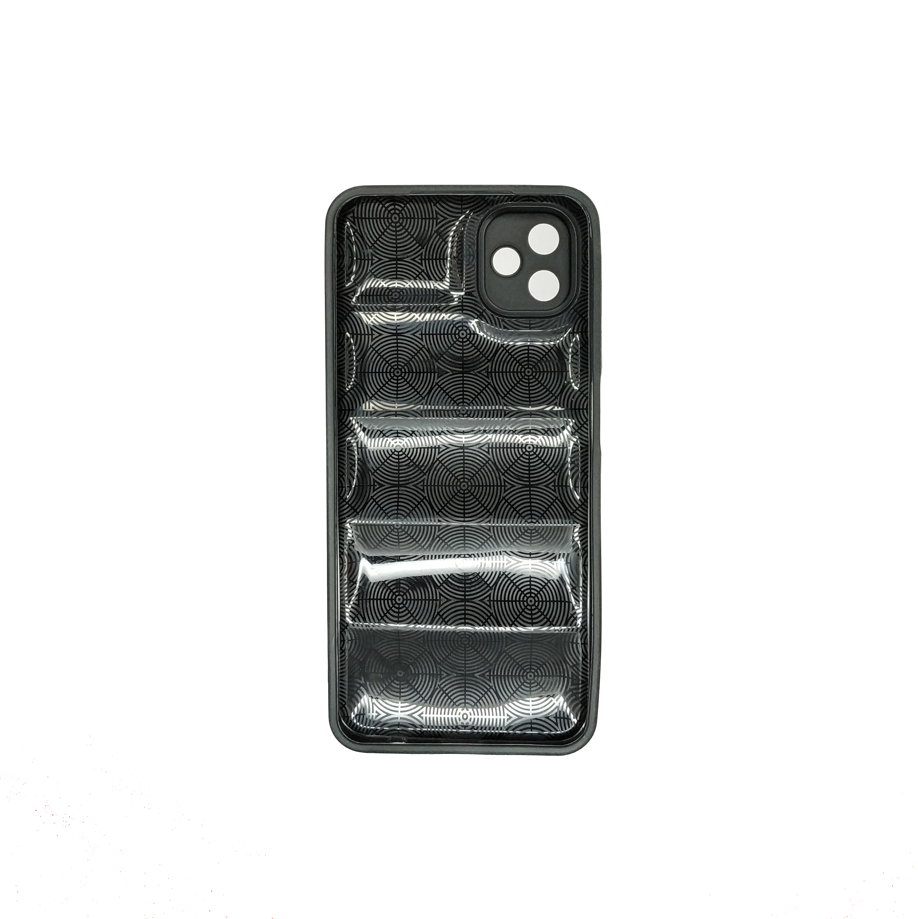 Protectores para celular  para Samsung  A04 Funda de tpu Puffer Negro