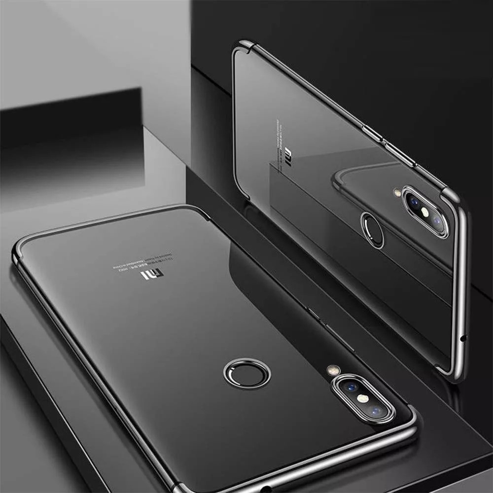 Protectores para celular  para Xiaomi  Redmi Note 7 Funda de tpu borde electro Negro