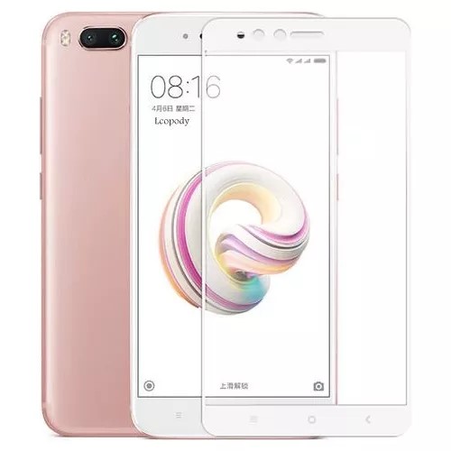 Protectores para celular  para Xiaomi  5x / MI A1 Templado pantalla full cover Blanco