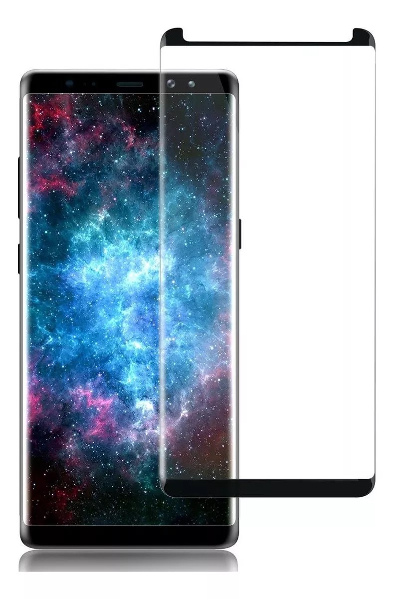 Protectores para celular  para Samsung  Note 8 Templado pantalla small curvo 3D Negro