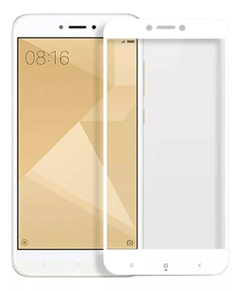 Protectores para celular  para Xiaomi  Redmi 4x Templado pantalla soft edge Blanco