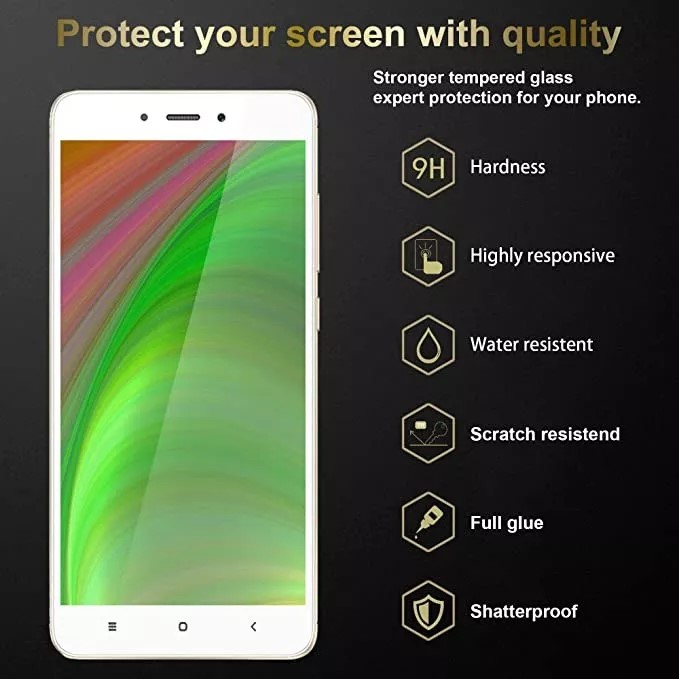 Protectores para celular  para Xiaomi  Redmi Note 4x / Redmi Note 4 Global Templado pantalla full cover Blanco