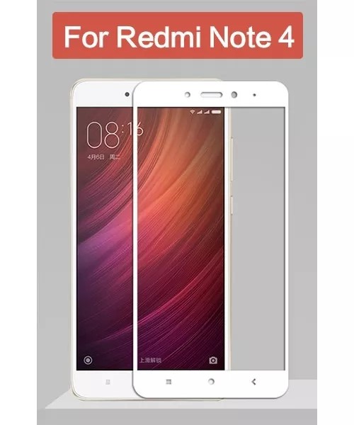 Protectores para celular  para Xiaomi  Redmi Note 4x / Redmi Note 4 Global Templado pantalla full cover Blanco