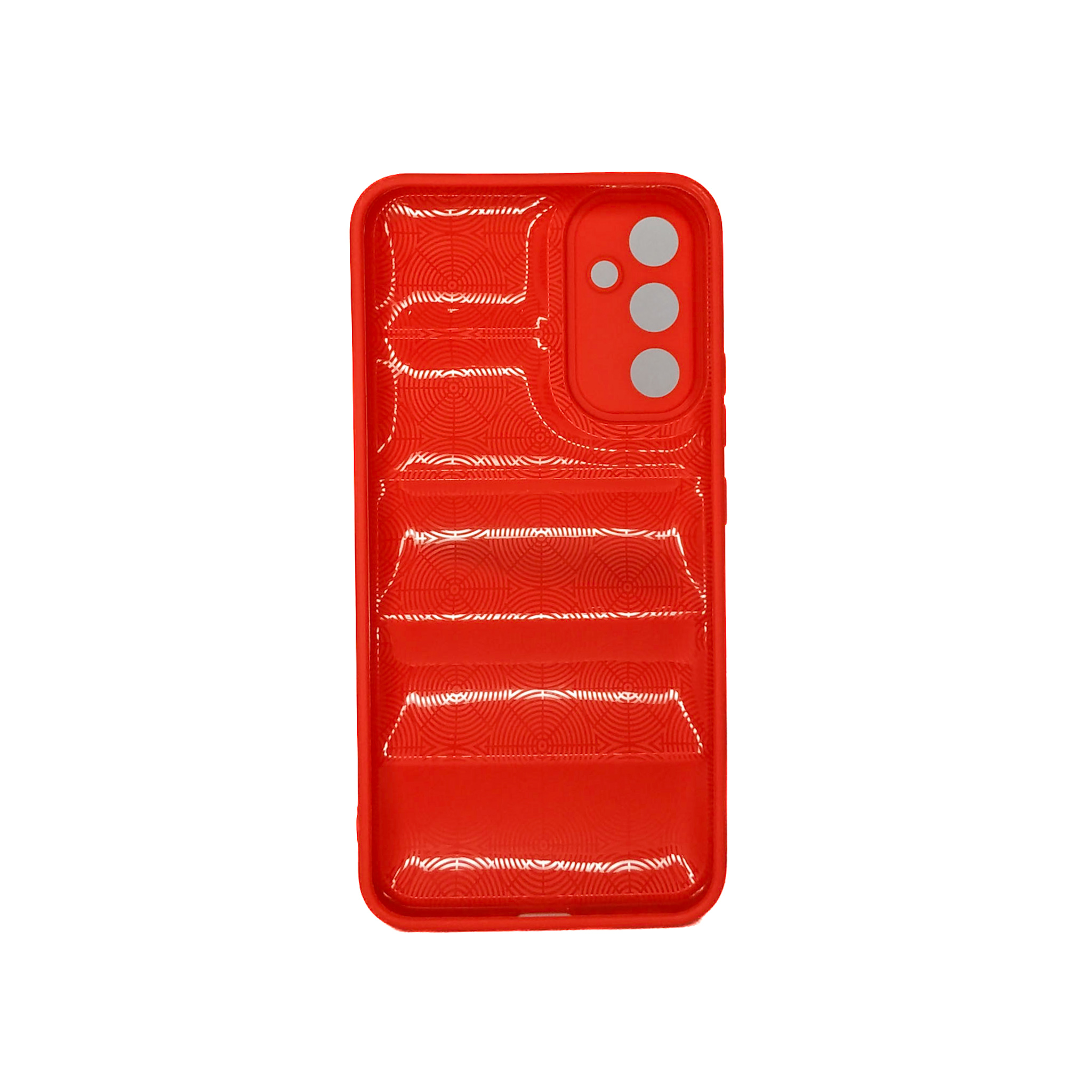 Protectores para celular  para Samsung  S23 Fe Funda de tpu Puffer Rojo