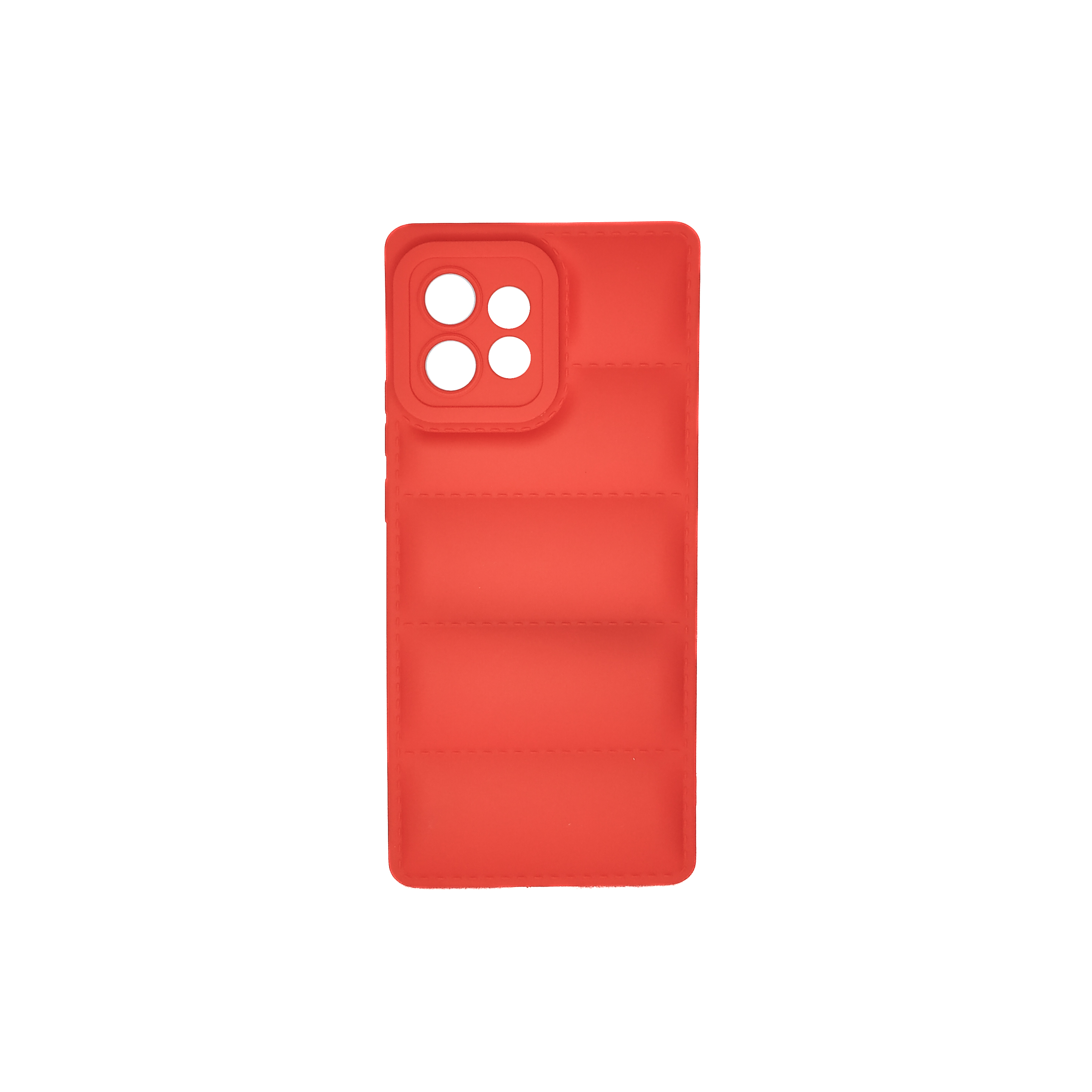 Protectores para celular  para Motorola  Edge 40 Pro Funda de tpu Puffer Rojo