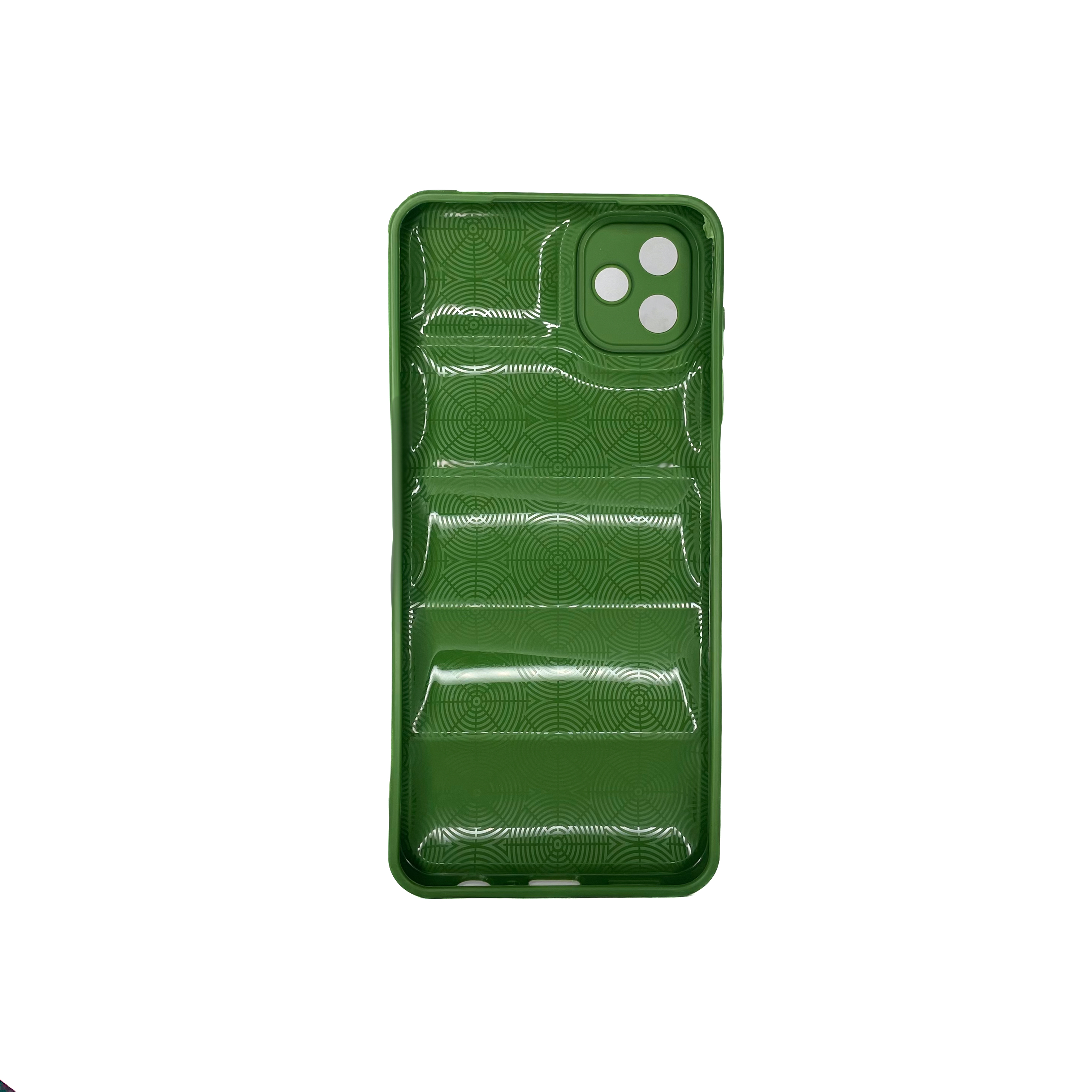 Protectores para celular  para Samsung  A04 Funda de tpu Puffer Verde