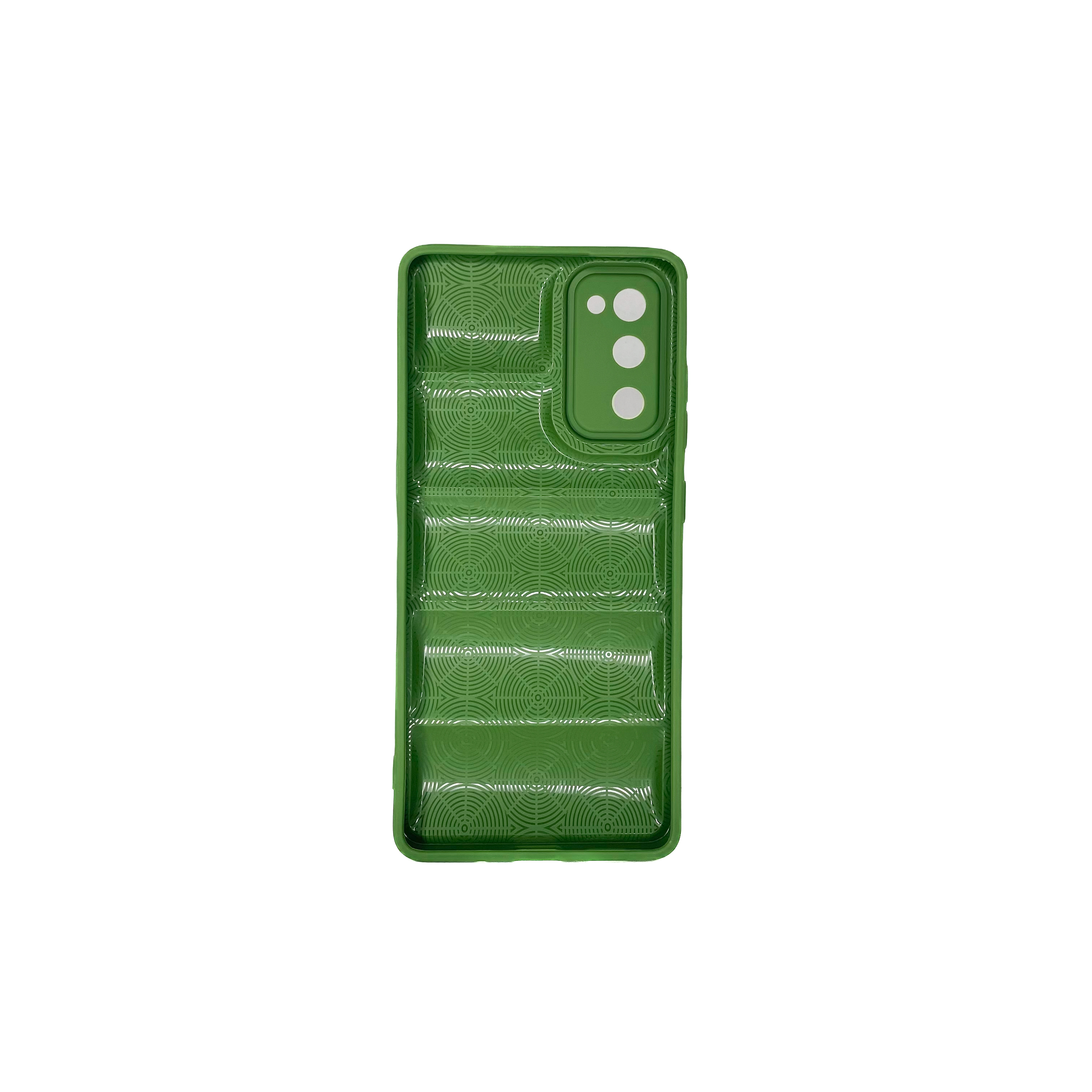 Protectores para celular  para Samsung  S21 Fe Funda de tpu Puffer Verde