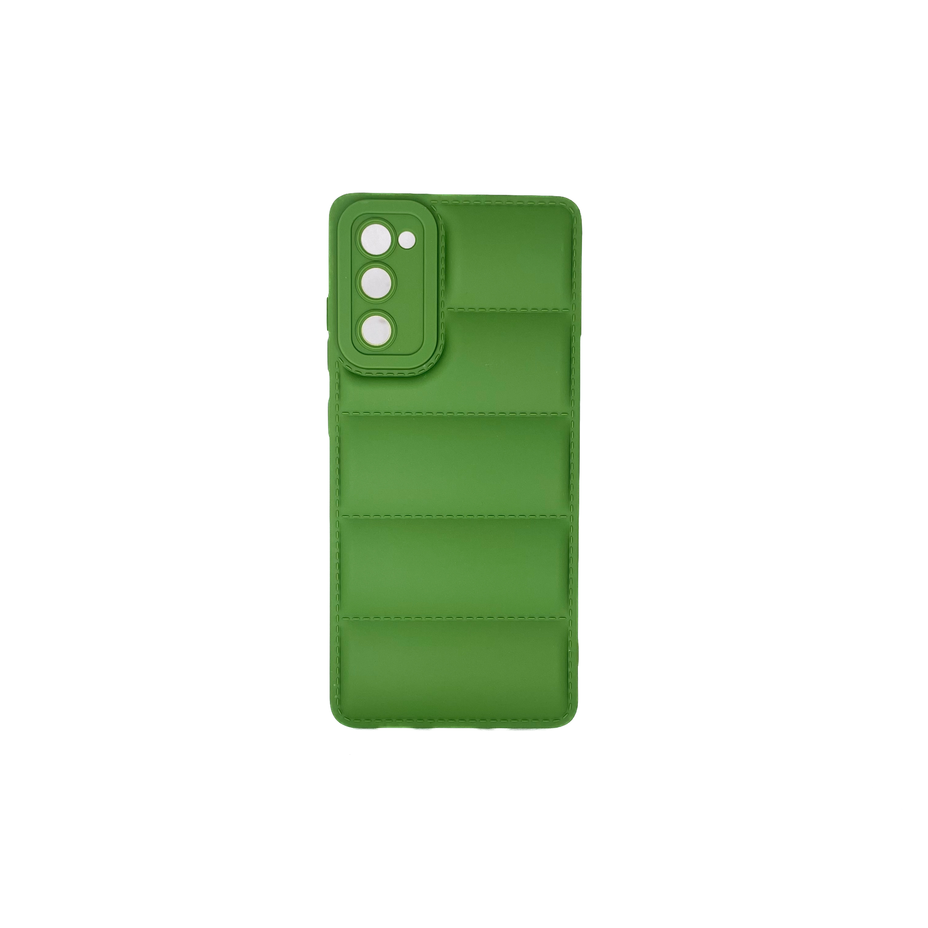 Protectores para celular  para Samsung  S21 Fe Funda de tpu Puffer Verde