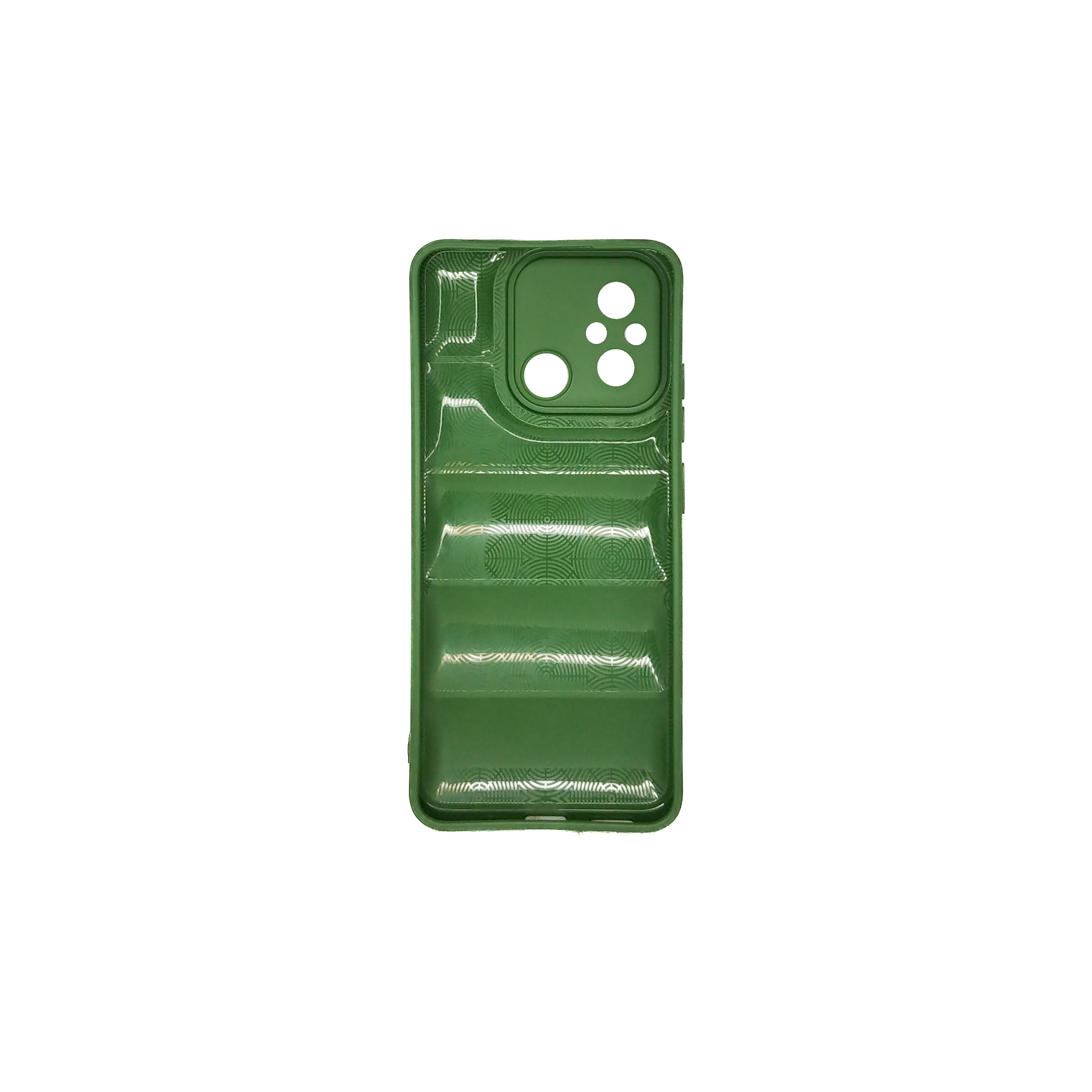Protectores para celular  para Xiaomi  Redmi 12c Funda de tpu Puffer Verde