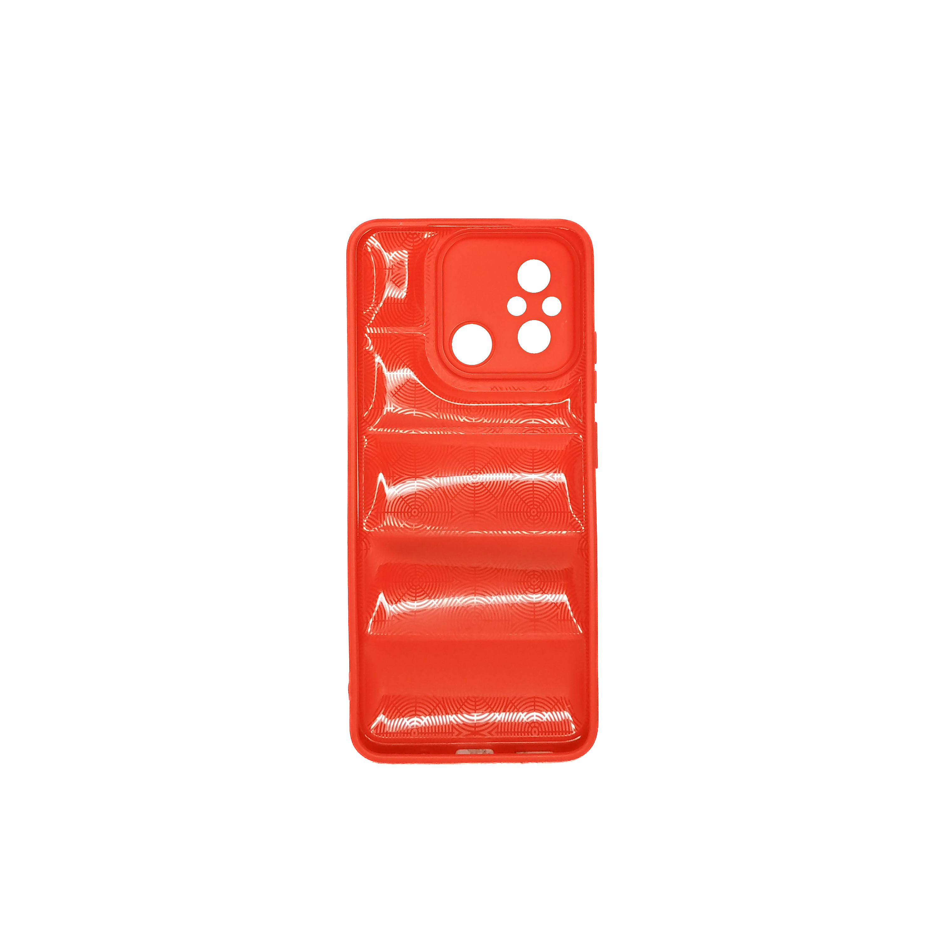 Protectores para celular  para Xiaomi  Redmi 12c Funda de tpu Puffer Rojo