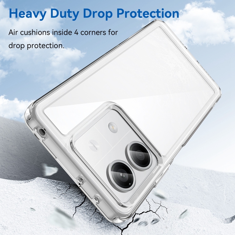 Protectores para celular  para Xiaomi  Redmi Note 13 5G Funda de acr�lico y tpu Transparente