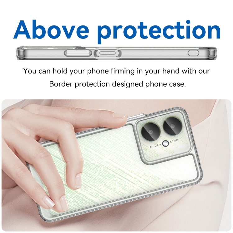 Protectores para celular  para Xiaomi  Redmi 13c 4G y 5G / Poco C65 Funda de acr�lico y tpu Transparente