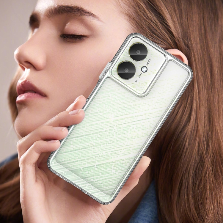 Protectores para celular  para Xiaomi  Redmi 13c 4G y 5G / Poco C65 Funda de acr�lico y tpu Transparente