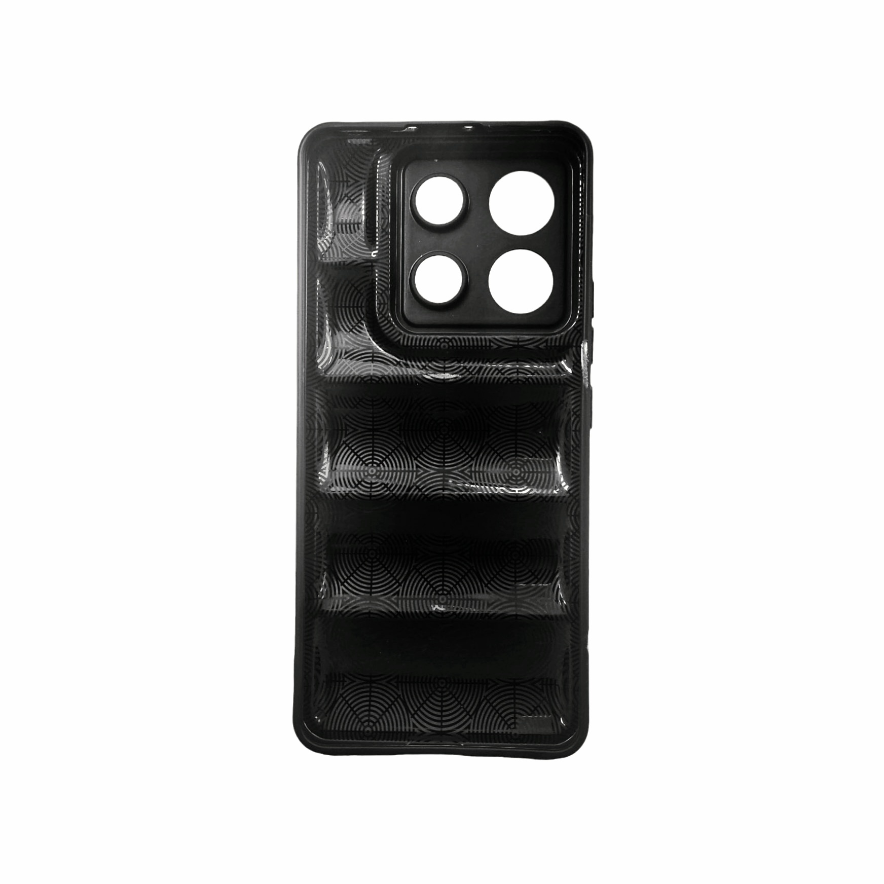 Protectores para celular  para Xiaomi  Redmi Note 13 Pro 5G / Poco X6 5G Funda de tpu Puffer Negro