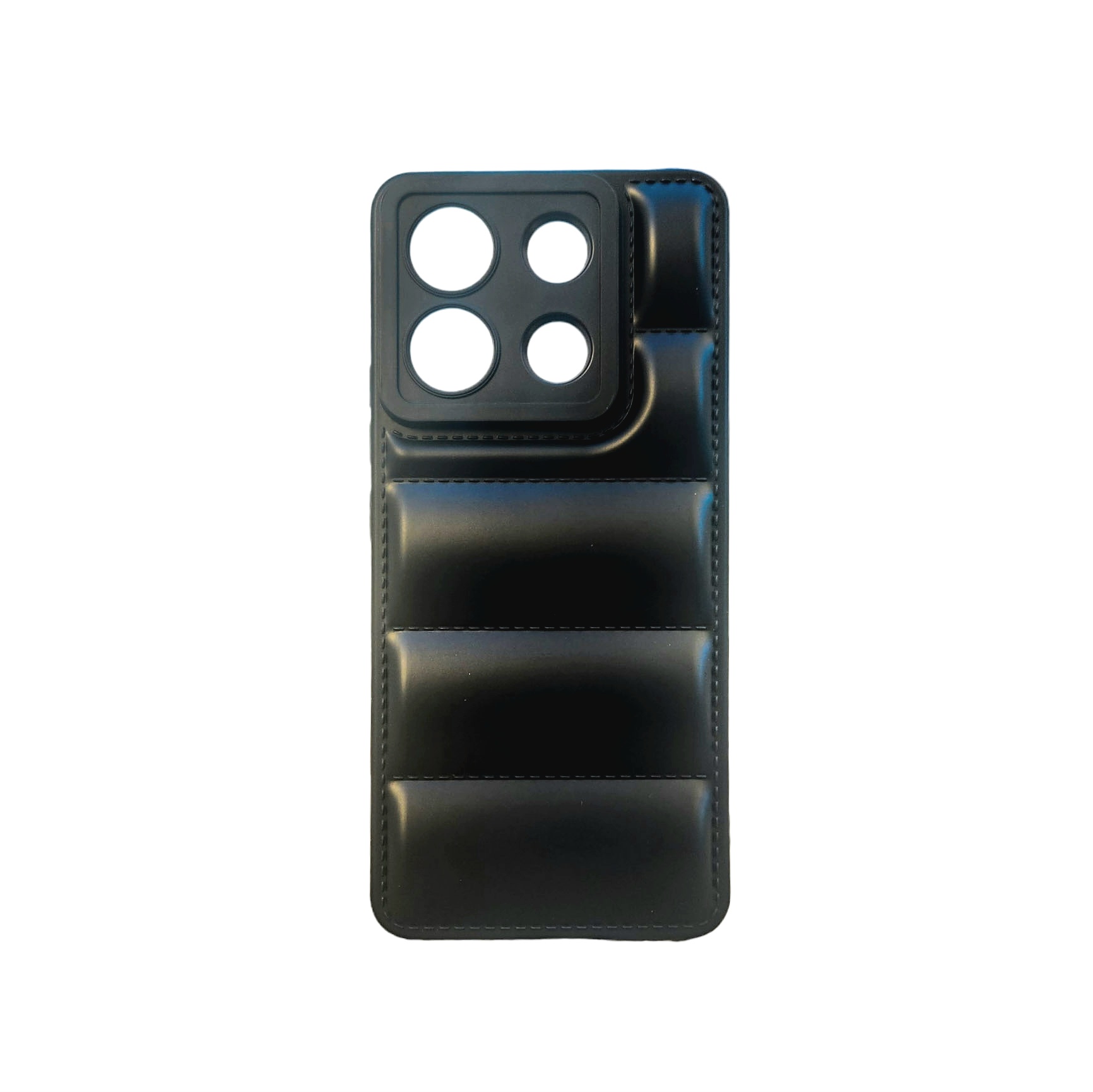Protectores para celular  para Xiaomi  Redmi Note 13 Pro 5G / Poco X6 5G Funda de tpu Puffer Negro