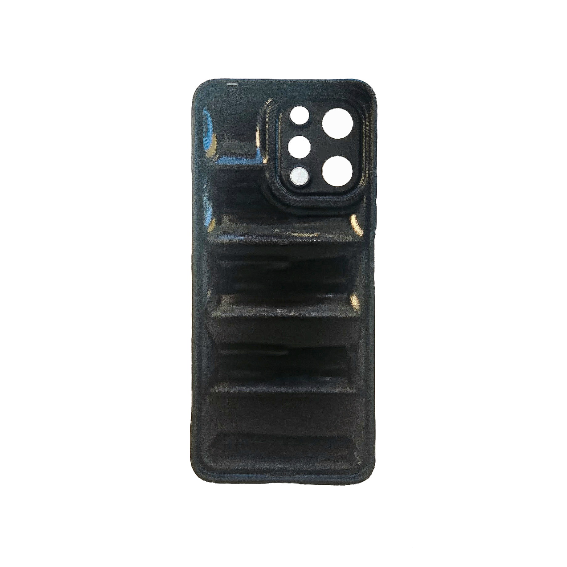 Protectores para celular  para Xiaomi  Redmi 12 4G Funda de tpu Puffer Negro