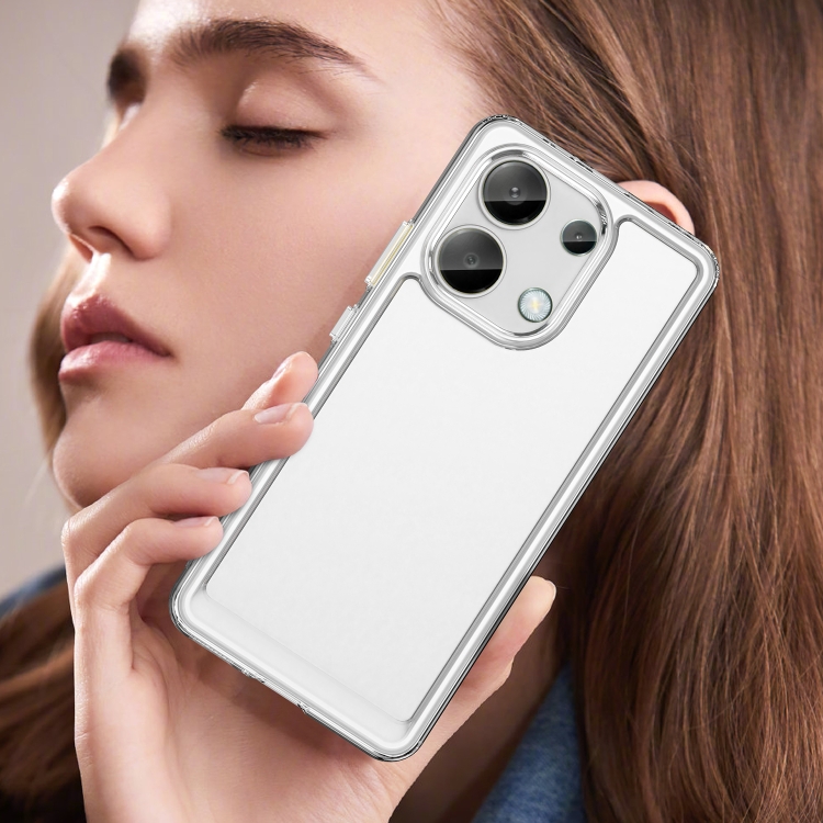Protectores para celular  para Xiaomi  Redmi Note 13 4G Funda de acr�lico y tpu Transparente