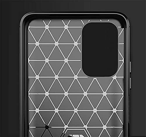 Protectores para celular  para Xiaomi  Pocophone Poco M5s Funda de tpu fibra de carbono Negro