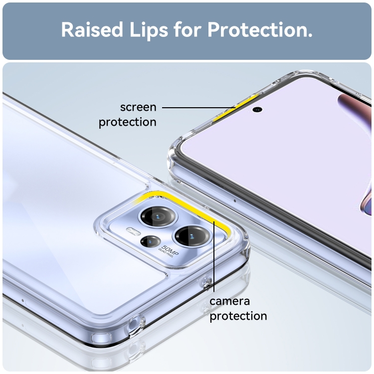 Protectores para celular  para Motorola  Moto G13 / G23 Funda de acr�lico y tpu Transparente