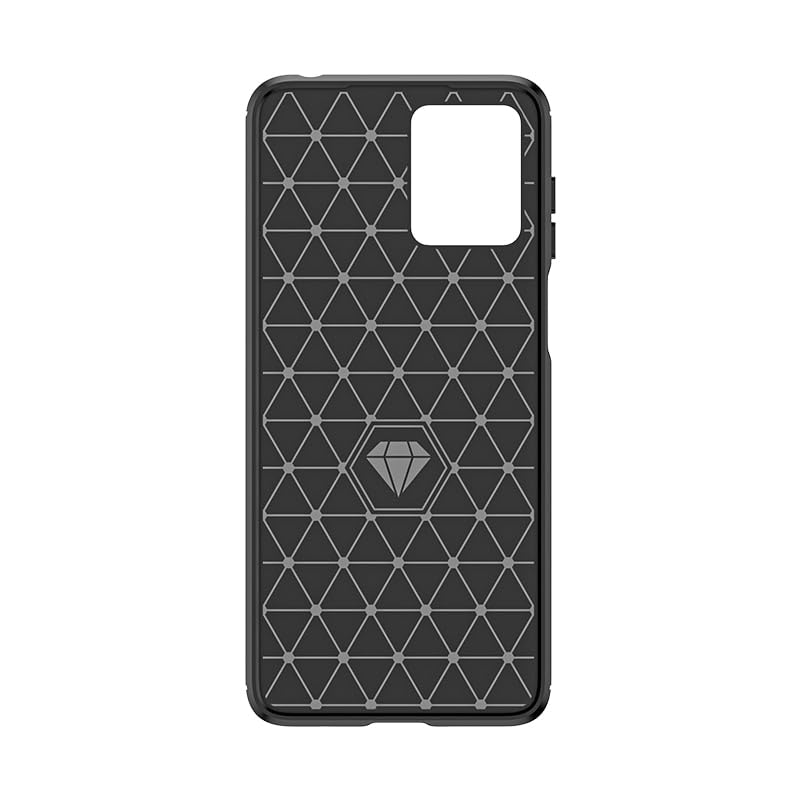 Protectores para celular  para Motorola  Moto G14 Funda de tpu fibra de carbono Negro