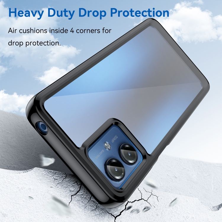 Protectores para celular  para Motorola  Moto G14 Funda de acr�lico y tpu Negro