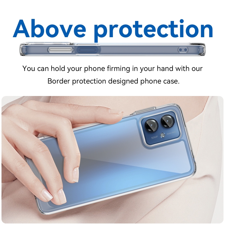 Protectores para celular  para Motorola  Moto G14 Funda de acr�lico y tpu Transparente