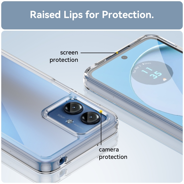 Protectores para celular  para Motorola  Moto G14 Funda de acr�lico y tpu Transparente