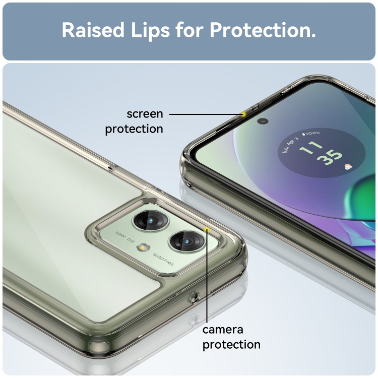 Protectores para celular  para Motorola  Moto G54 5G Funda de acr�lico y tpu Transparente