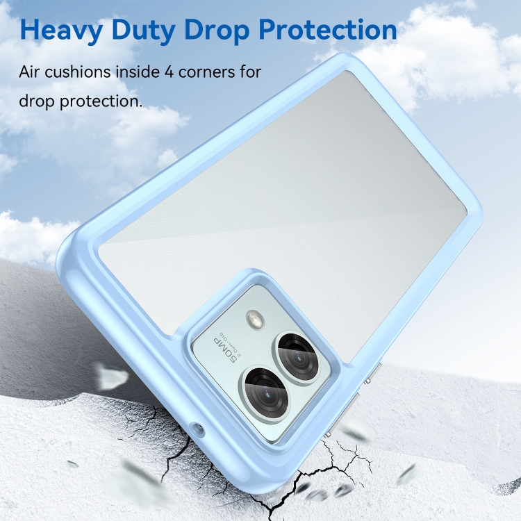 Protectores para celular  para Motorola  Moto G84 5G Funda de acr�lico y tpu Celeste