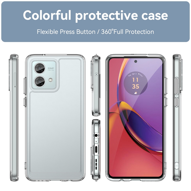 Protectores para celular  para Motorola  Moto G84 5G Funda de acr�lico y tpu Transparente