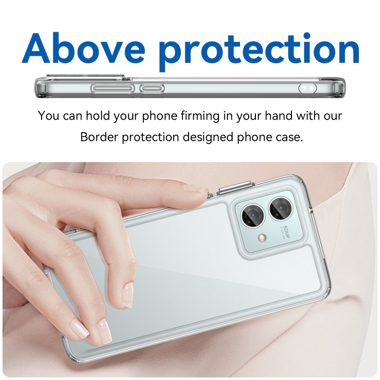 Protectores para celular  para Motorola  Moto G84 5G Funda de acr�lico y tpu Transparente