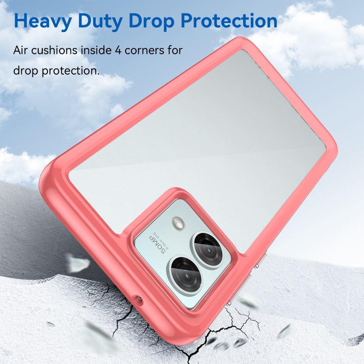 Protectores para celular  para Motorola  Moto G84 5G Funda de acr�lico y tpu Coral