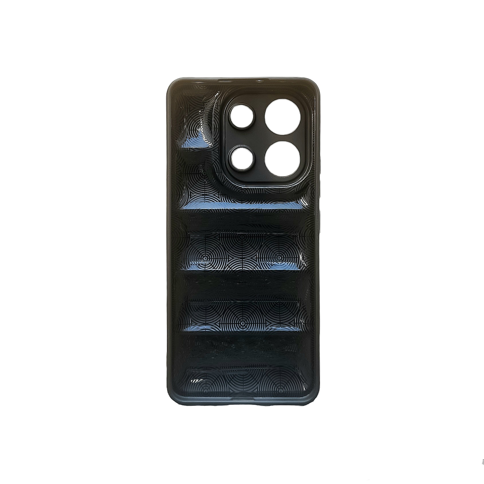Protectores para celular  para Xiaomi  Redmi Note 13 4G Funda de tpu Puffer Negro