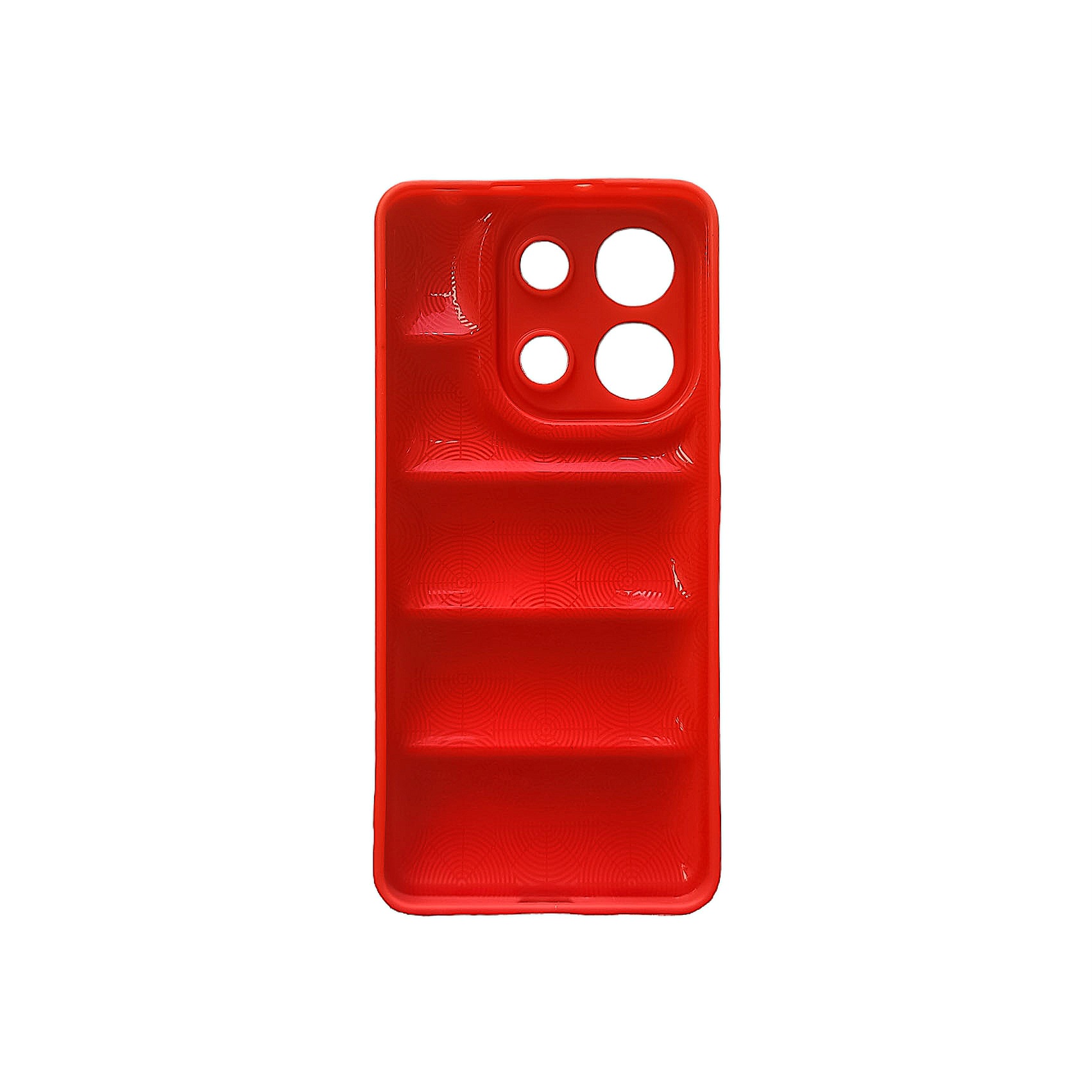 Protectores para celular  para Xiaomi  Redmi Note 13 4G Funda de tpu Puffer Rojo