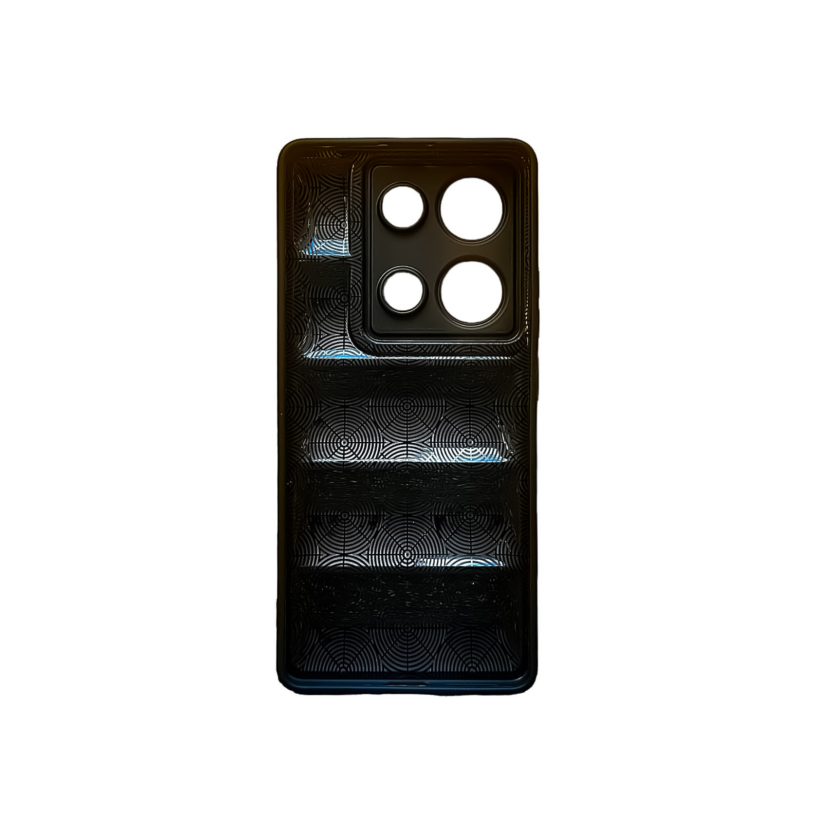 Protectores para celular  para Xiaomi  Redmi Note 13 Pro 4G / Poco M6 Pro Funda de tpu Puffer Negro