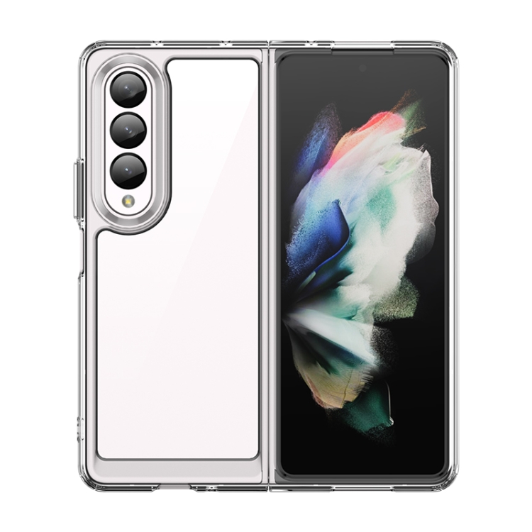 Protectores para celular  para Samsung  Z Fold4 5G Funda de acr�lico y tpu Transparente