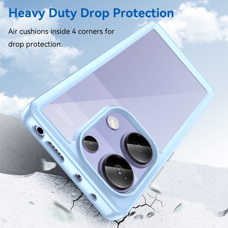 Protectores para celular  para Xiaomi  Redmi Note 13 Pro 4G / Poco M6 Pro Funda de acr�lico y tpu Celeste