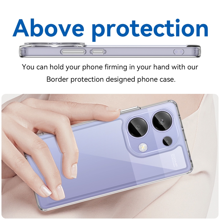 Protectores para celular  para Xiaomi  Redmi Note 13 Pro 4G / Poco M6 Pro Funda de acr�lico y tpu Transparente