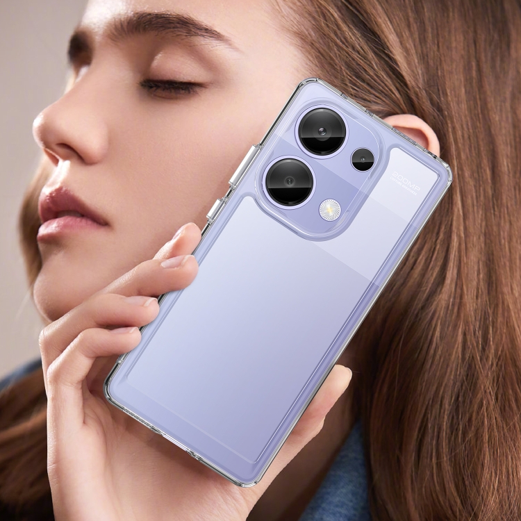Protectores para celular  para Xiaomi  Redmi Note 13 Pro 4G / Poco M6 Pro Funda de acr�lico y tpu Transparente