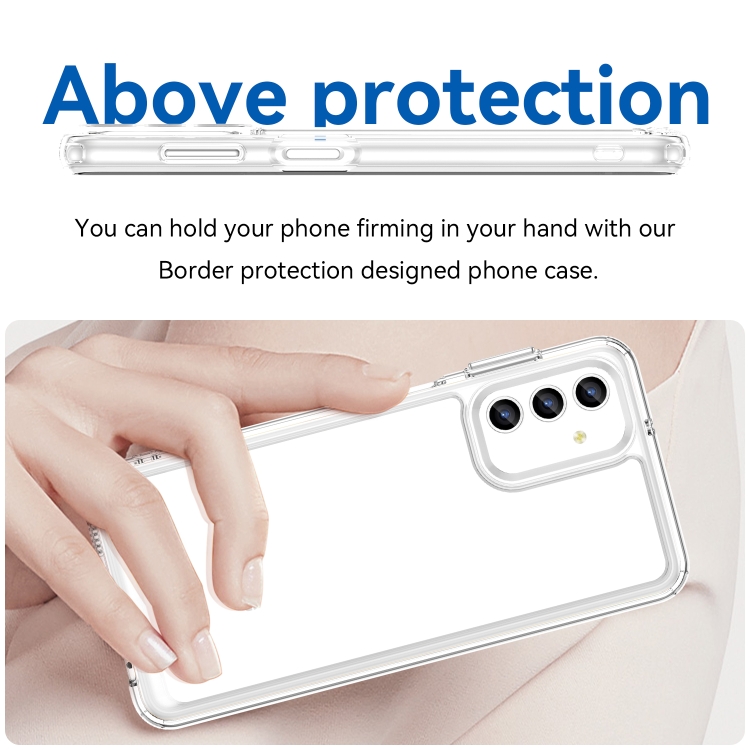 Protectores para celular  para Samsung  A13 (4G) Funda de acr�lico y tpu Transparente
