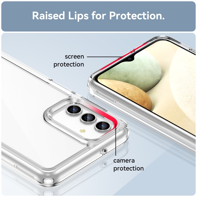 Protectores para celular  para Samsung  A13 (4G) Funda de acr�lico y tpu Transparente
