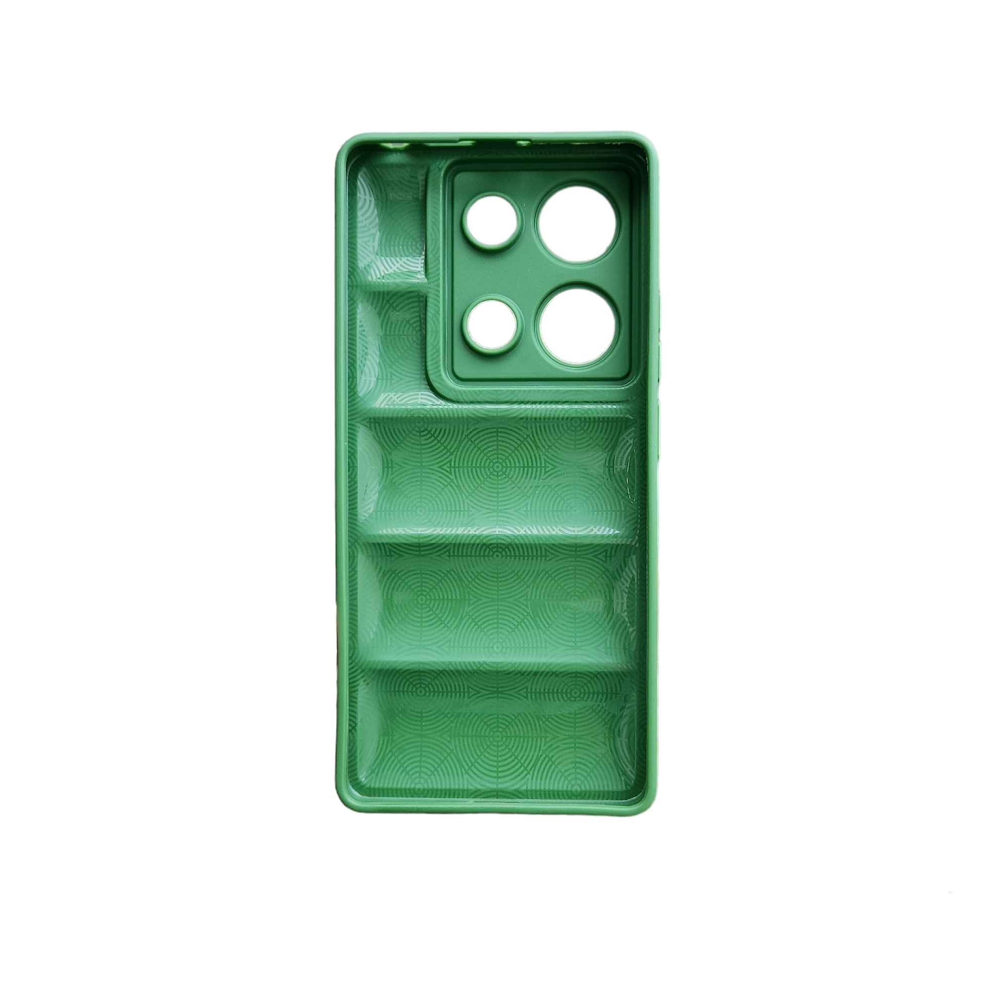 Protectores para celular  para Xiaomi  Redmi Note 13 Pro 4G / Poco M6 Pro Funda de tpu Puffer Verde