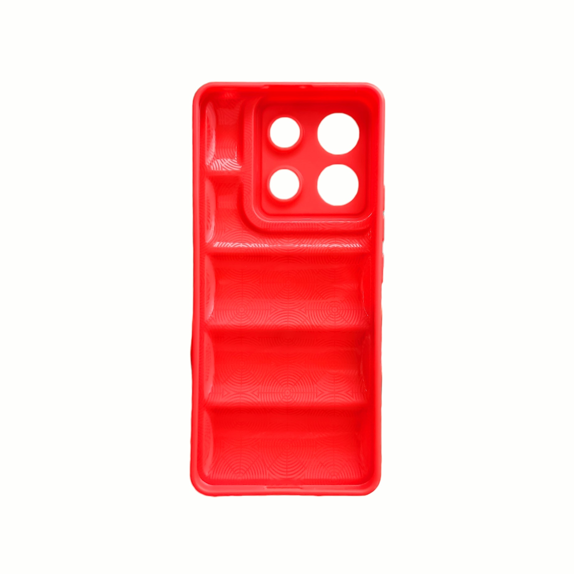 Protectores para celular  para Xiaomi  Redmi Note 13 Pro 5G / Poco X6 5G Funda de tpu Puffer Rojo