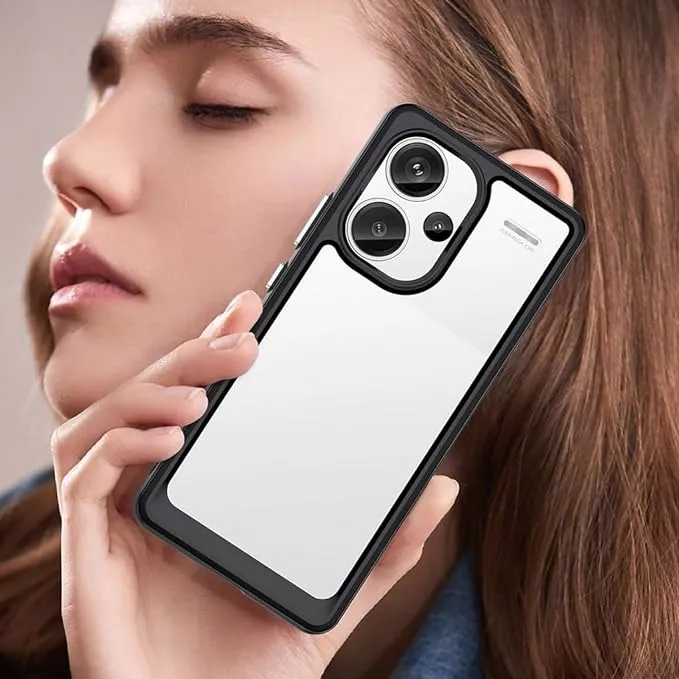 Protectores para celular  para Xiaomi  Redmi Note 13 Pro+ (Plus) 5G Funda de acr�lico y tpu Negro